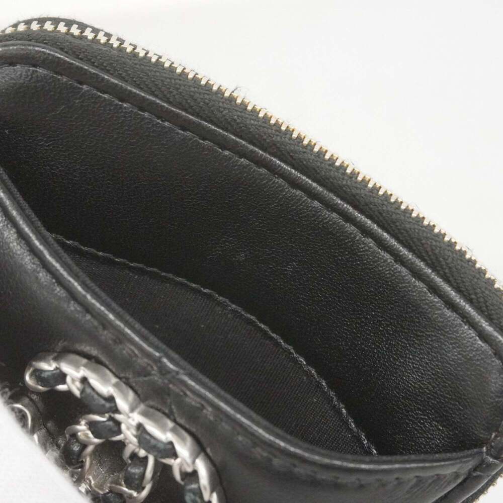 CHANEL Black Lambskin Leather Wallet - Picture 7 of 8
